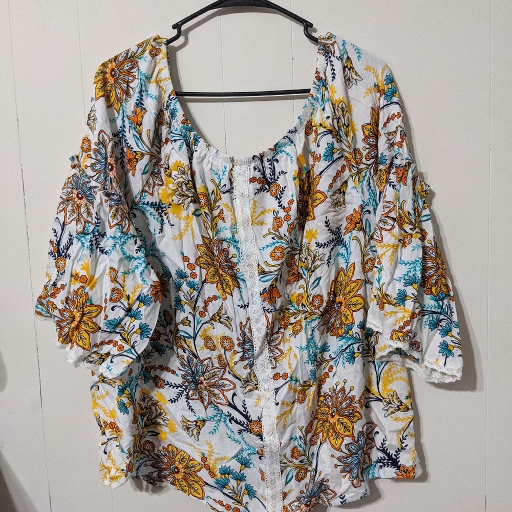 Boho women's blouse